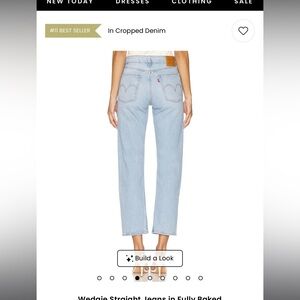 Levi’s Premium Wedgie Straight Jeans - Size 24